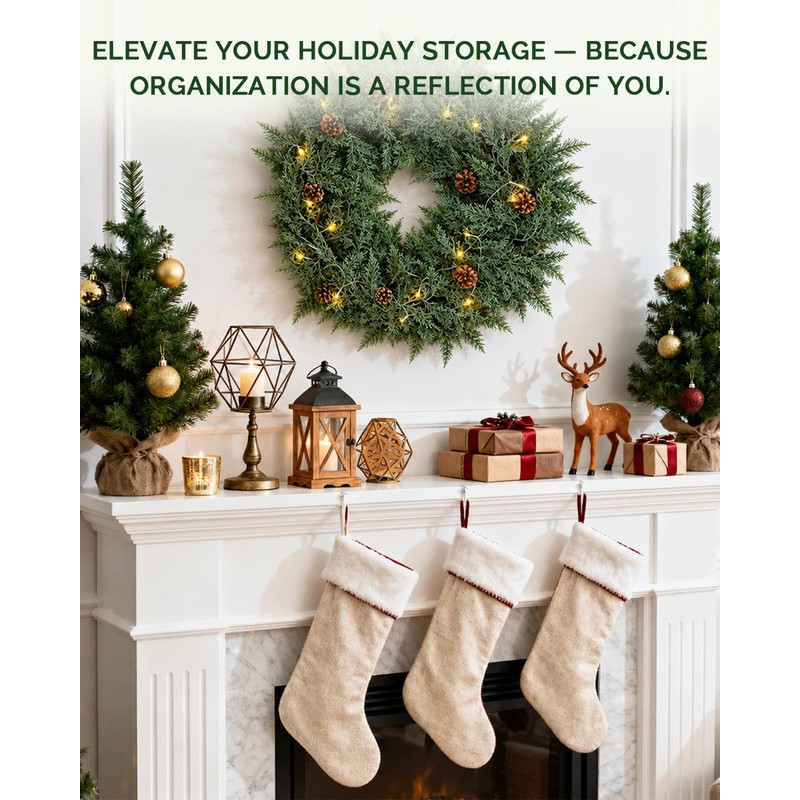 2Pcs 9FT Christmas Cedar Garland, Thick Faux Pine for Mantle