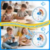 SIMQELLI Kinder Visueller Timer, 60 Minuten Countdown, Lautlos, Regenbogenmuster, für