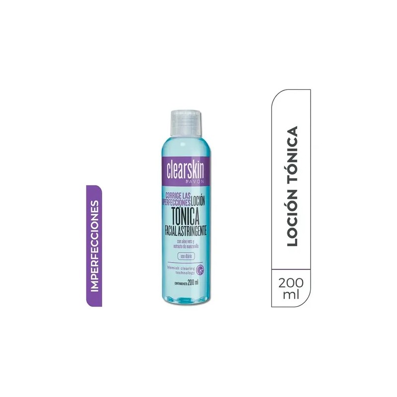 Loción Astringente Clearskin 200ml para Piel con Acné de Avon
