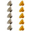 Gxcdizx 10PCS Analog Stick Cap Replacement for Gamecube controller -