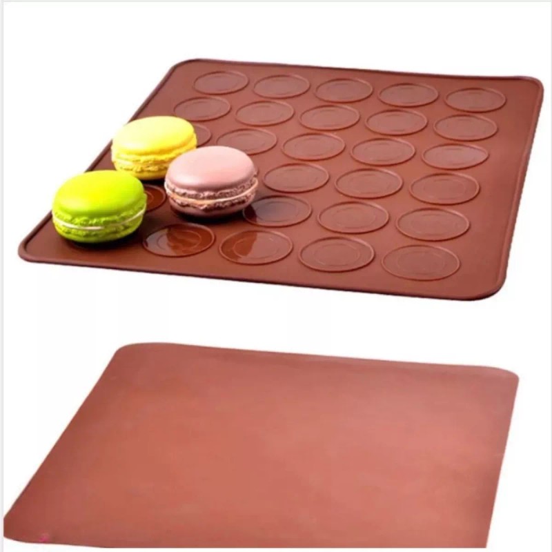 A4F-SOLUTIONS Tapete De Silicon Para Hornear Macarrones 48 Cavidades