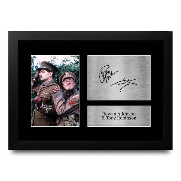 HWC Trading FR A4 Rowan Atkinson & Tony Robinson Blackadder