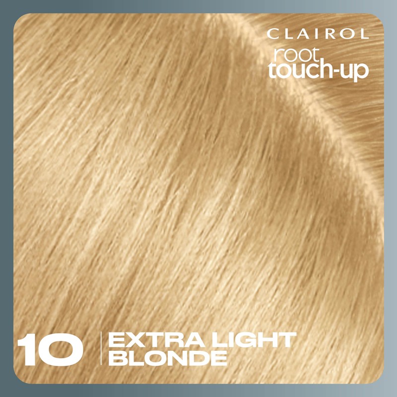 Clairol Root Touch-Up Permanent Hair Dye, 10 Extra Light Blonde