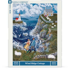 New York Puzzle Company - Loré Pemberton Wind Ridge Cottage - 1000 Piece Jigsaw Puzzle for Adults by Loré Pemberton