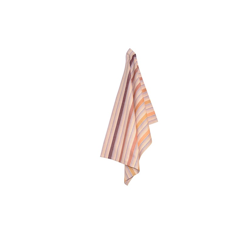 Solwang Tea Towels Set of 3 100% Cotton Terracotta Mix