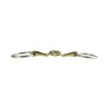 AK Loose Ring Lozenge with Angled Shape in German Silver