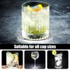 yotutun Set of 6 Cool White LED Coasters Luminous LED