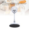 Crystal Candle Holder Ornament Tall Elegant Crystal Silver Candlestick for