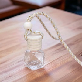 Unbranded 10PC Creative car perfume bottle, transparent glass pendant bottle,car fragrance