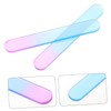 BIUDECO Professional Glass Nail Files 2 Pack Fingernail Files Cuticle