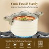 GOTHAM STEEL 5 Qt Ceramic Stock Pot Multipurpose Pasta Pot