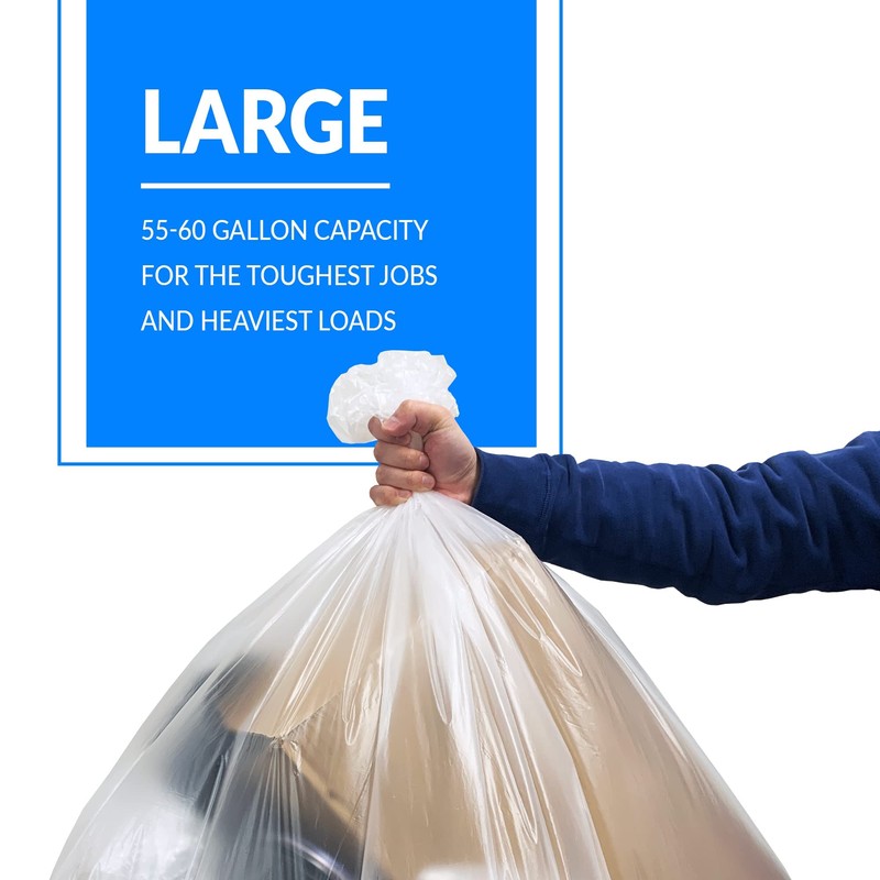Reli. SuperValue 55-60 Gallon Trash Bags | 50 Count |