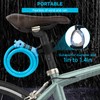 Monotre Bike Lock, 3.9 Feet 4-Digit Resettable Combination Password Anti-Theft
