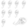 FINELYCR Pack of 10 Suction Cups with Hooks, 45 mm