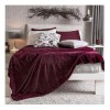 Vianney Cobertor Suave, Ligero & Elegante King & Queen Tinto