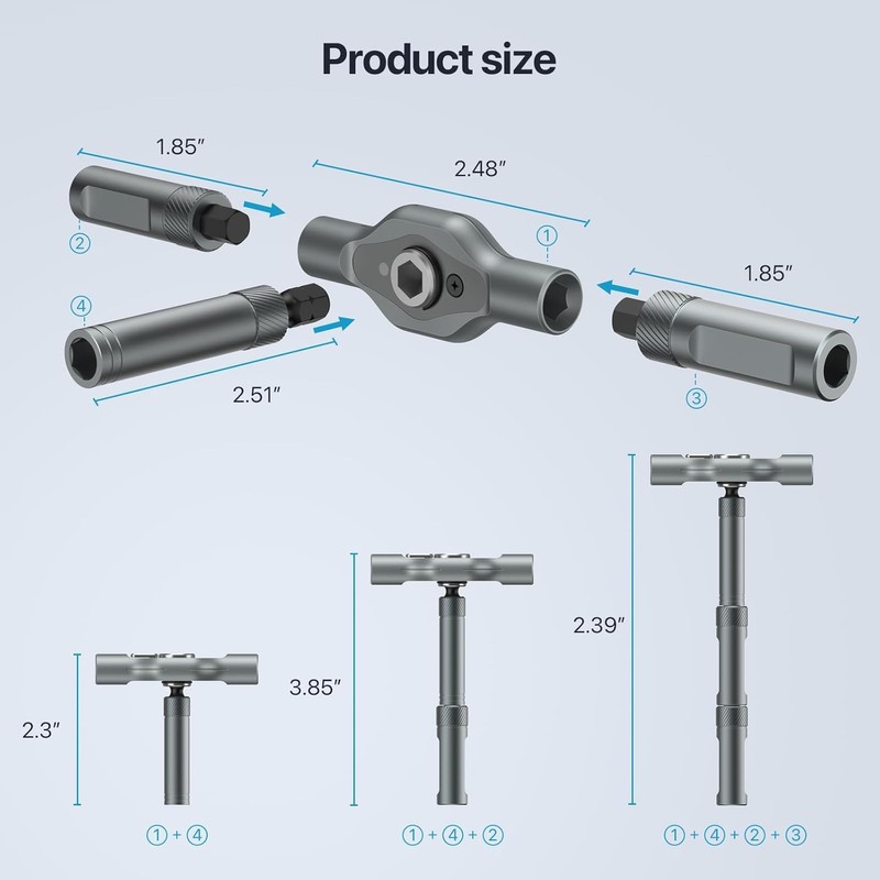 Ratchet Magetic Screwdriver Set: S2 Steel Precision Screwdriver Set -