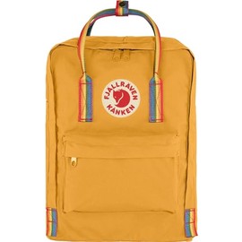 Fjällräven Kanken Rainbow 16L Backpack, Ochre/Rainbow Pattern, One Size