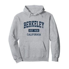 Berkeley California CA Vintage Athletic Sports Design Pullover Hoodie