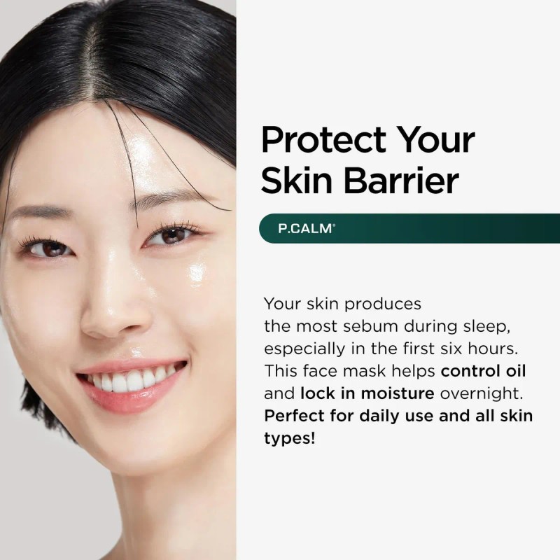P.calm Barrier Cycle Daily Sheet Mask - Hojas De 30