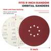 70 PCS 9 Inch Sanding Disc Hoop and Loop Sanding