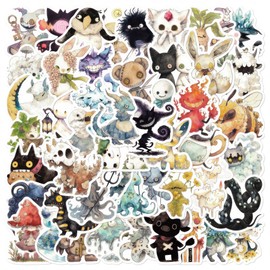 Fantasy Stickers 50 Pcs Fairy Tale Stickers Monster Stickers Enchanted Forest Decorations Cool Stickers for Adults Teens Kids Trippy Stickers Supernatural Stickers Waterproof