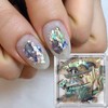 Abalone Nail Art Sequins 3D Irregular Natural Sea Shell Texture