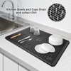 28"X20" Dish Drying Mat, Silicone Drying Mat for Kitchen Counter,