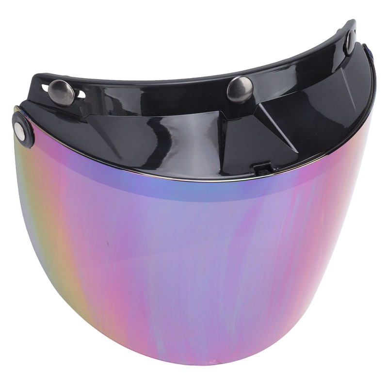 Motorcycle Helmet Lens Metal Button Removable UV Protection Adjustable Motorbike