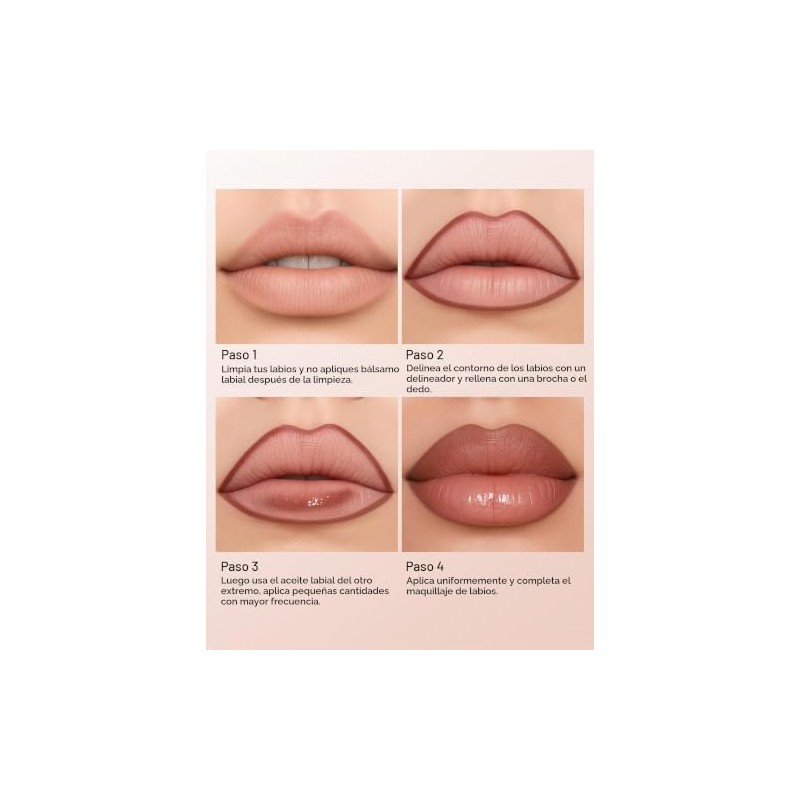 Erinde Set combinado de Labios 2 en 1, Alta Pigmentación,05#