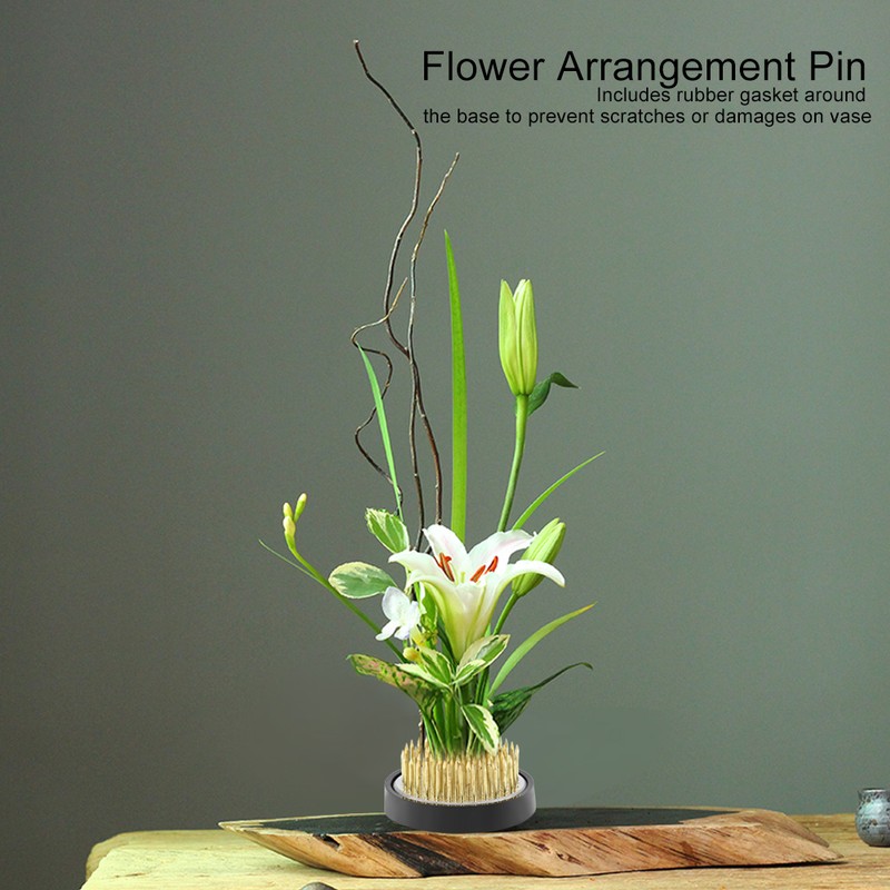 Round Flower Arrangement Pin Ikebana Kenzan Flower Decoration Fixed Arranging