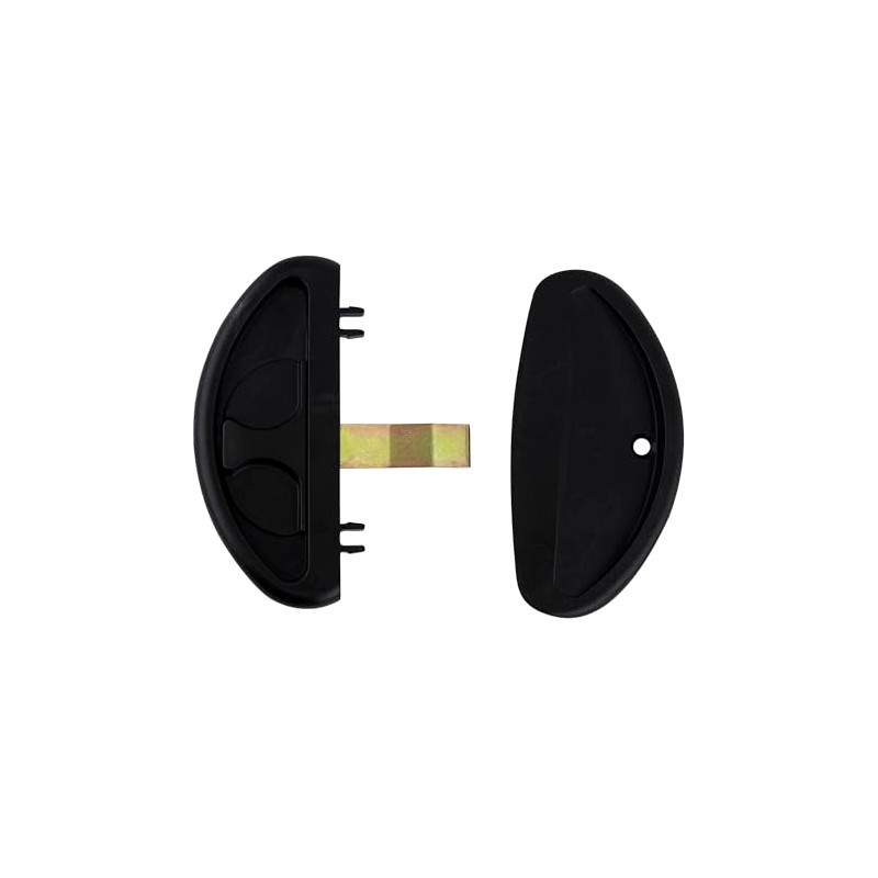 CRL A255 Black Sliding Screen Door Latch and Pull