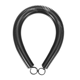 sourcing map PVC Spring Tube Bender 26mm OD 450mm Long Conduit Pipe Bender Bending Spring for Pipe Bending Devices in Home Hydropower, Black