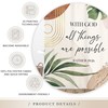 Glawry Boho Bible Verse Shower Curtain 60Wx72L Inches Inspirational Scriptures