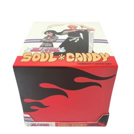 Bleach Soul Candy Strawberry Flavored Candy (12 Pack) with 2 Gosutoys Stickers