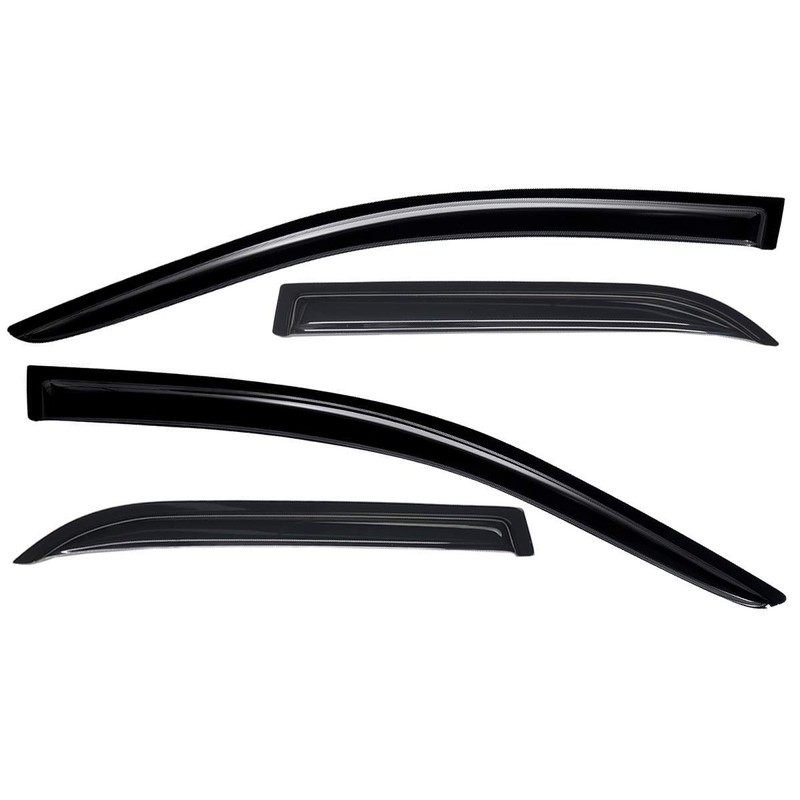 Lightronic Extra Durable Outside-Mount Auto Vent Window Visor, Fits 2011-2023