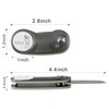 CRESTGOLF Golf Marker with Magnetic Green Fork Folding Golf Fork