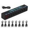 Lyaciomn 5V Guitar Pedals Power Supply with 8 Way Outputs
