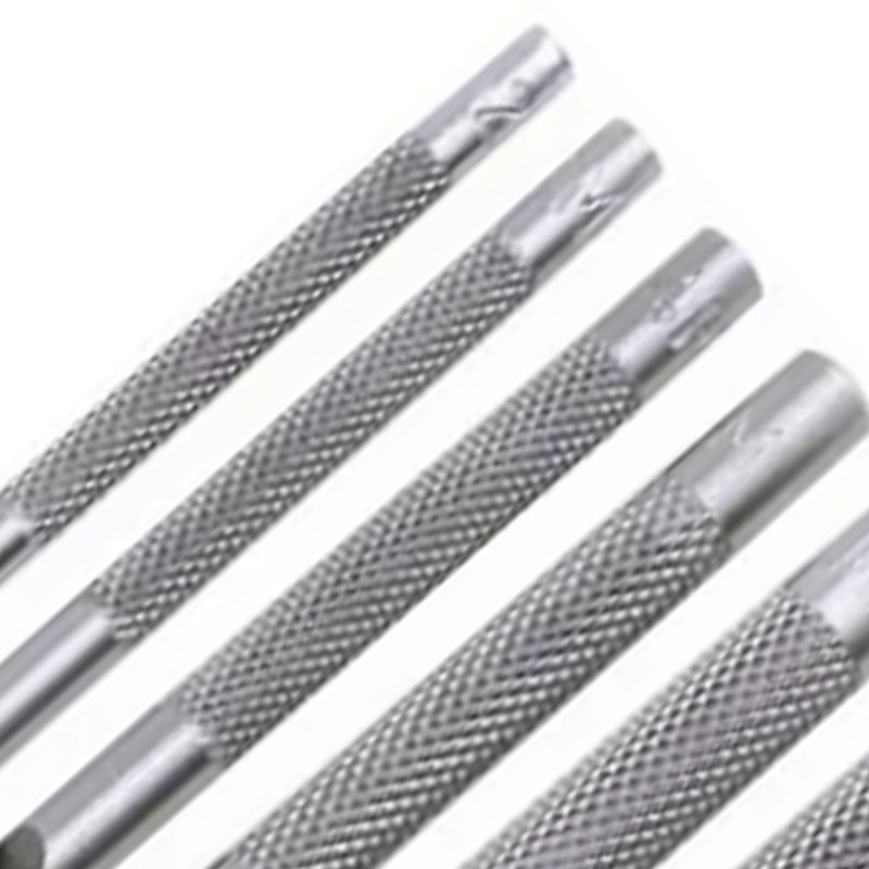 10PCS Belt Punch Set Carbon Steel High Hardness Round Hollow