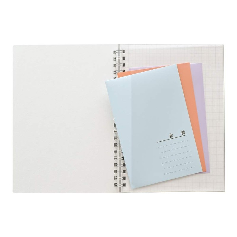 Daigo J2114 Household Book, Ring, A5, Blue