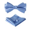 HOULIFE Bow Tie Men's Set - Adjustable Satin Polyester Bow