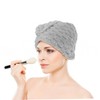 WOONEKY Hair Drying Towel Wrap Women's Soft Absorbent Shower Cap