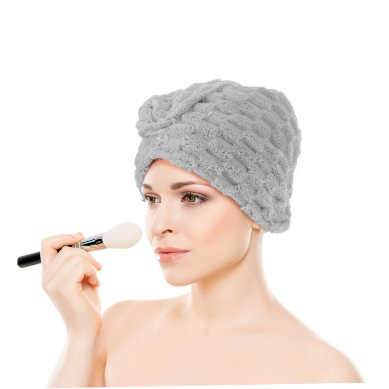 WOONEKY Hair Drying Towel Wrap Women's Soft Absorbent Shower Cap