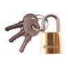 Amtech T0800C 20mm Solid Brass Padlock, Small Padlock with Keys