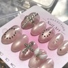 Crossplum Handmade Nail Tips - Round (Oval) (-1,000 won) /