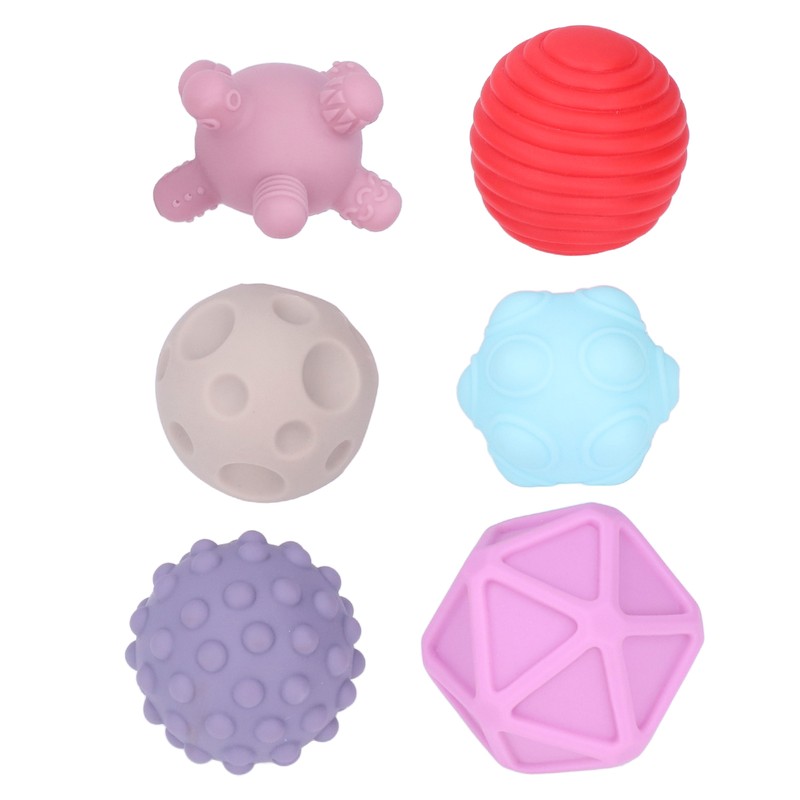 Soft Rubber Building Blocks DIY Infants Toddlers Manual Brain Relief