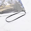 Create idea Pack of 2 Black Rubber Record Straps for