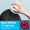 Electric Scalp Massager Infrared Light 6 Heating Gears Handheld Vibration