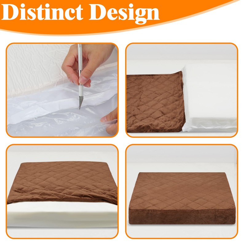 HEYTIMI Seat Cushion for Recliners, Memory Foam Recliner Cushion, 20x20x5''