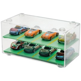 Unbranded Model Car Display Case for Toy Cars, Matchbox Cars,1/64 Scale Acrylic Display