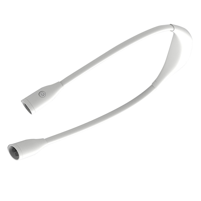 Rechargeable LED Neck Reading Light 360 Degree Universal Adjustment Book
